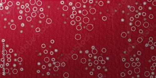 water drops red background