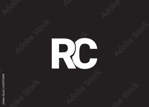 RC Initial  letter monogram icon logo design 