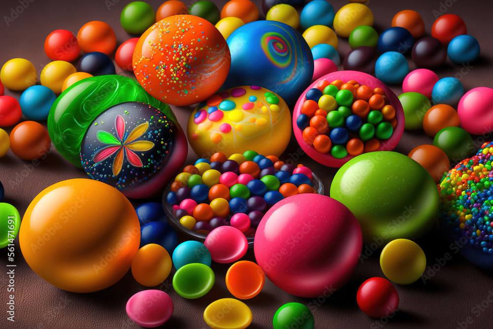 Fototapeta premium candy vivid background