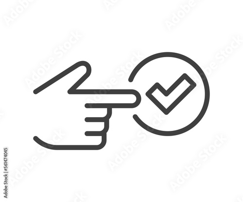 Good icon vector. Business success sign. Best quality symbol of correct, verified, certificate, approval, accepted, confirm, check mark.