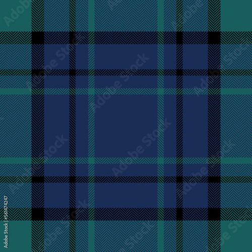 Plaid check pattern. Seamless fabric texture. Tartan textile print.