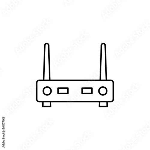 router icon. outline icon