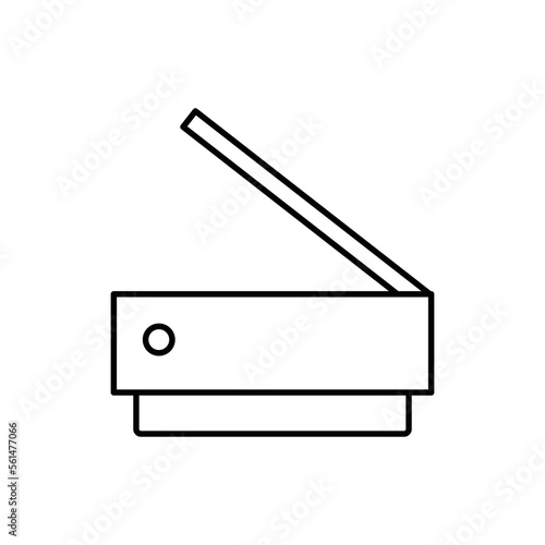 scanner icon. outline icon