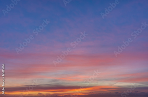 Sunset sky background overlay. Ideal for sky replacement. © Sphericalvision360