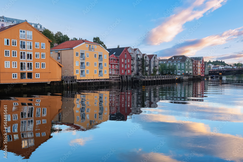 River Nidelva in Norwegian city Trondheim