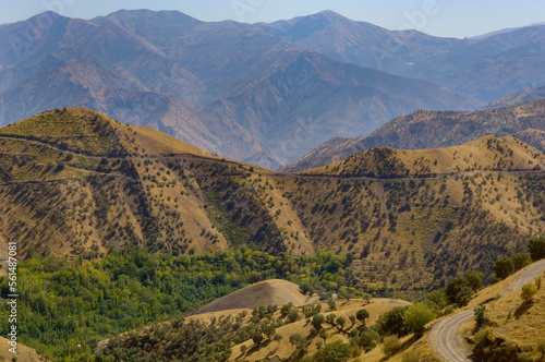 Beautiful mountain landscape  view, Northern Kurdistan, Iraq, Middle East photo