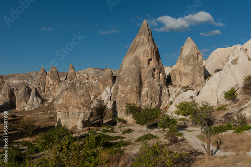 Cappadocia in heart of Anatolia Volcanic rock formations in Cappadocia, Anatolia, Turkey