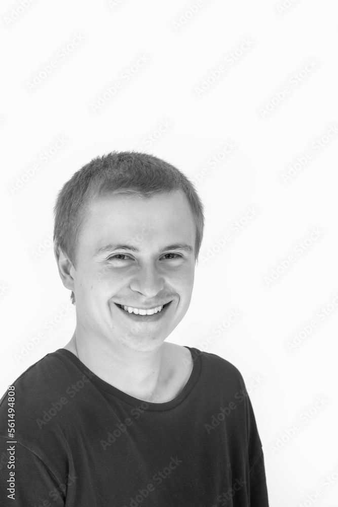 portrait of smiling handsome boy portrait of smiling handsome boy