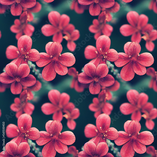 red flowers, backgroung sameless pattern 