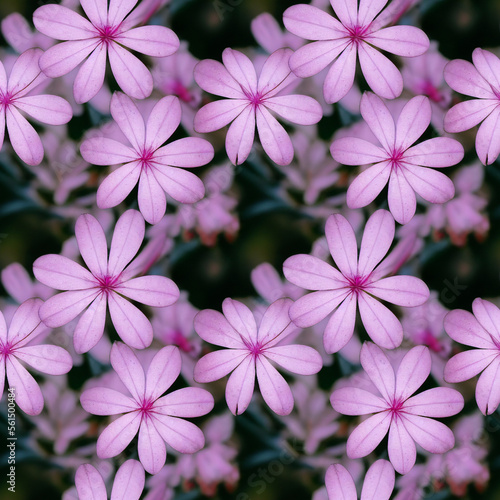 flowers background sameless pattern © Арсений Замотин