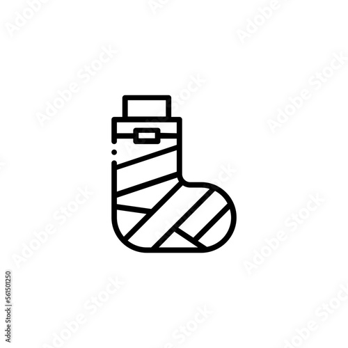 leg plaster icon