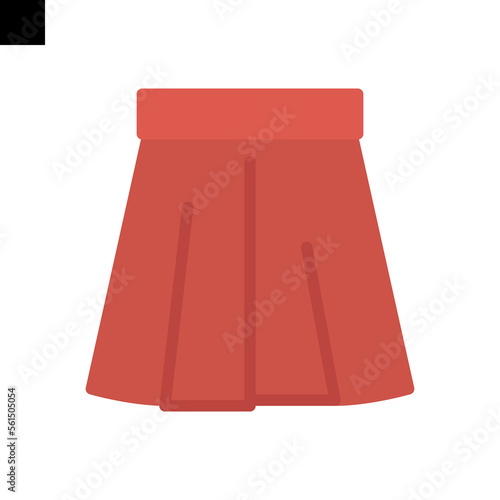 skirt icon logo style vector