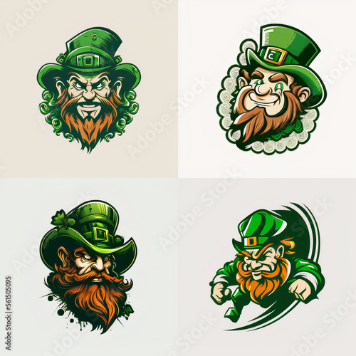 Assorted Leprechaun Illustrations