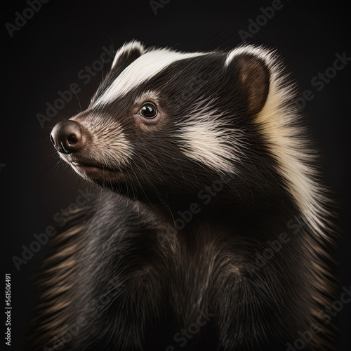 Skunk Portrait © simon