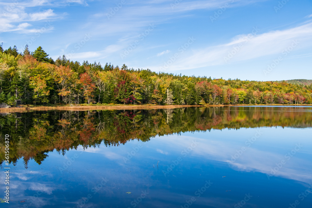 Chasing Fall foliage and reflections along the 