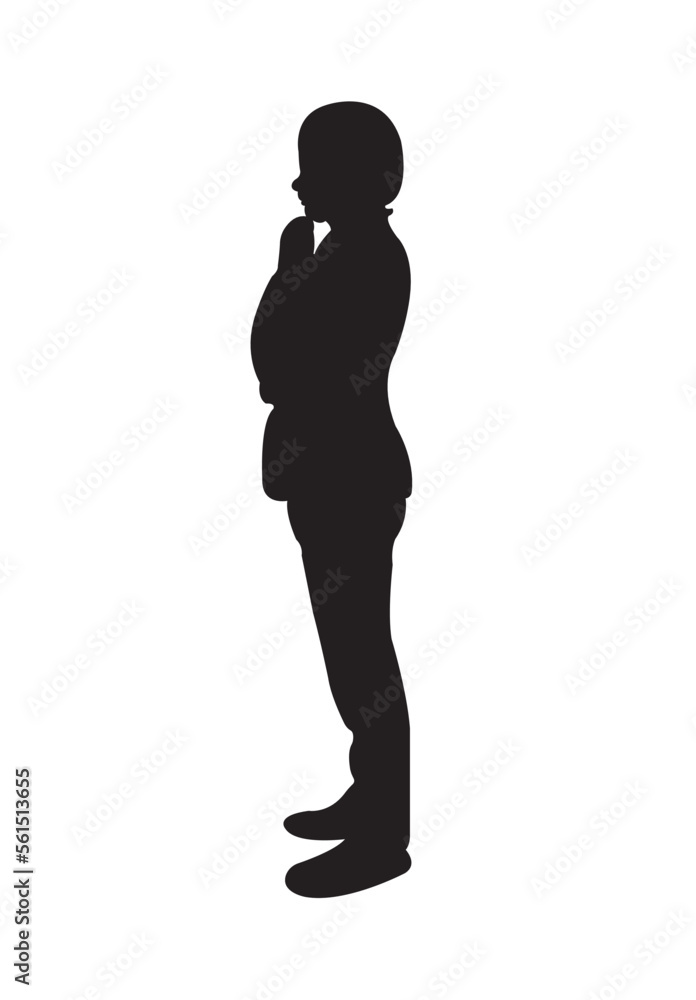 silhouette of a person