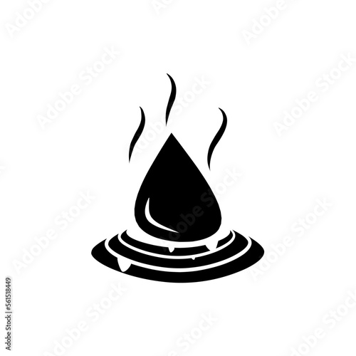 Stench poo poop icon. Animal dung vector icon. Stinky manure. 