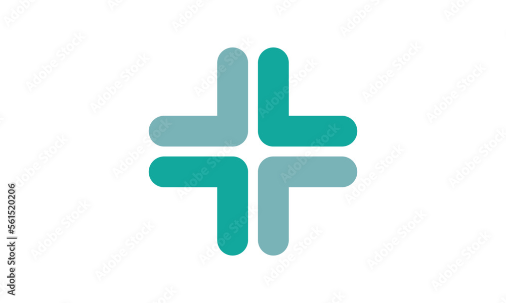 Plus sign logo template. Medical healthcare hospital symbol. Plus sign logo template. Medical healthcare hospital symbol.