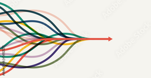 Abstract arrow direction. Technology background