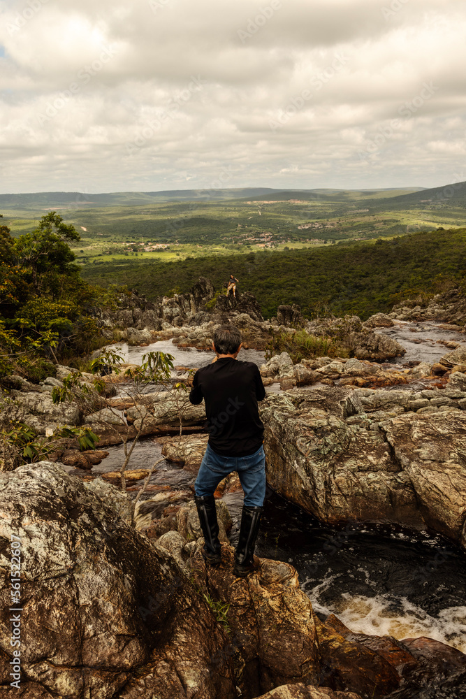 hiker in the mountains hiker in the mountains