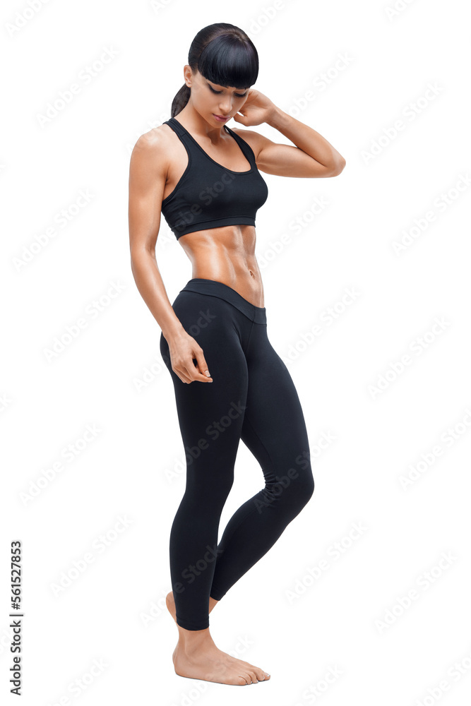Fitness sporty woman showing her well trained body, abs. Fitness woman transparent PNG photo Fitness sporty woman showing her well trained body, abs. Fitness woman transparent PNG photo