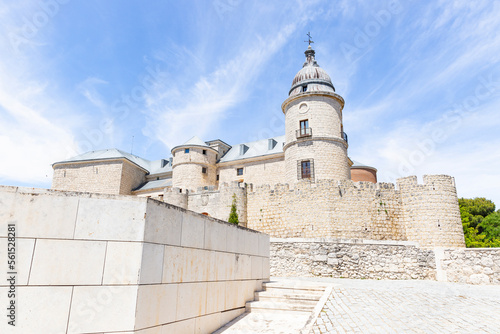 the medieval castle of Simancas town, province of Valladolid, Castile and Leon, Spain