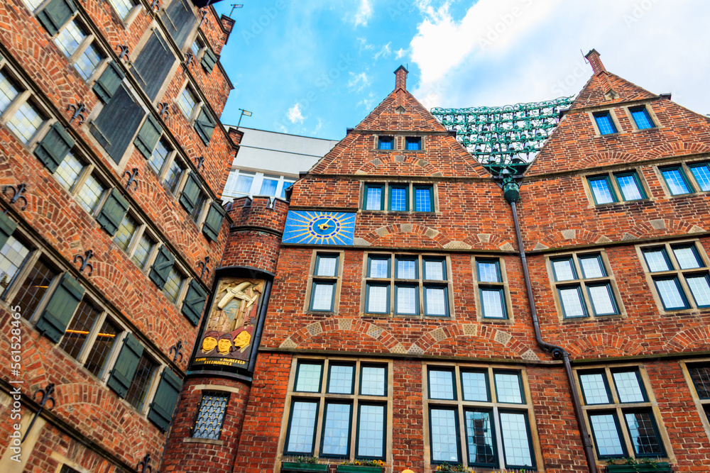 Glockenspiel House (house with the ringing of bells) in Bremen, Germany