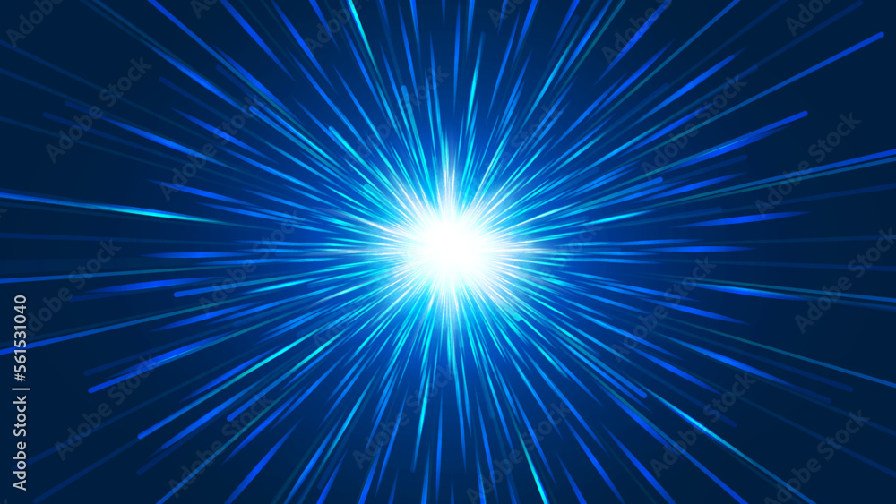 Light background of explosion Light background of explosion