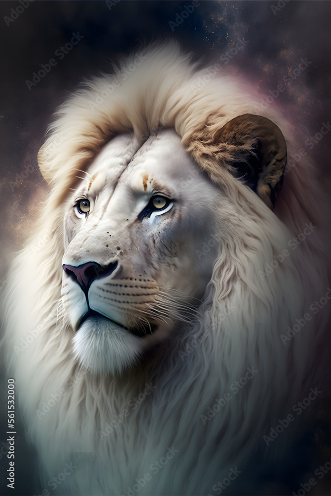 Fototapeta premium White Lion