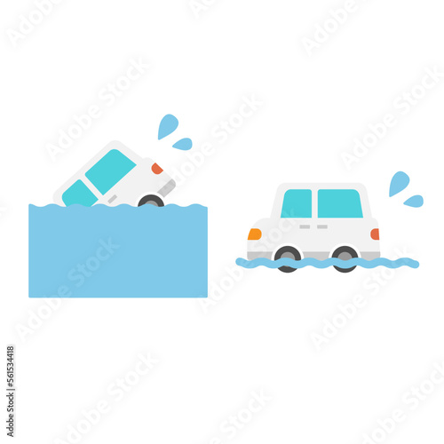 車　浸水
