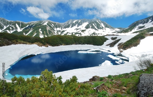 立山アルパイン 雪解けのみくりが池