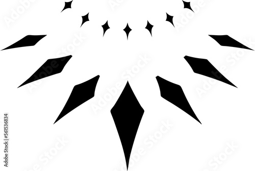 Wallpaper Mural black panther necklace transparent design template Torontodigital.ca
