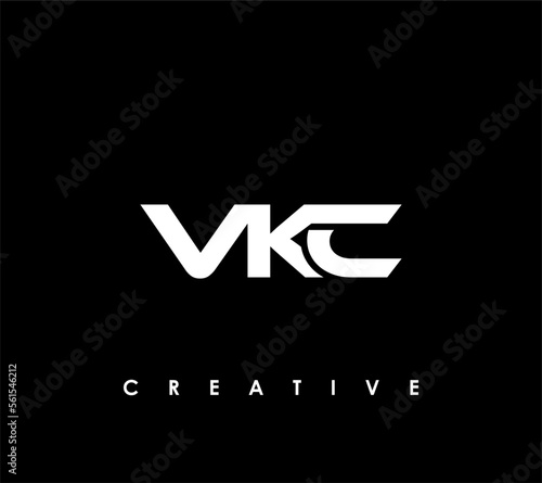 VKC Letter Initial Logo Design Template Vector Illustration photo