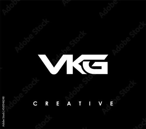 VKG Letter Initial Logo Design Template Vector Illustration