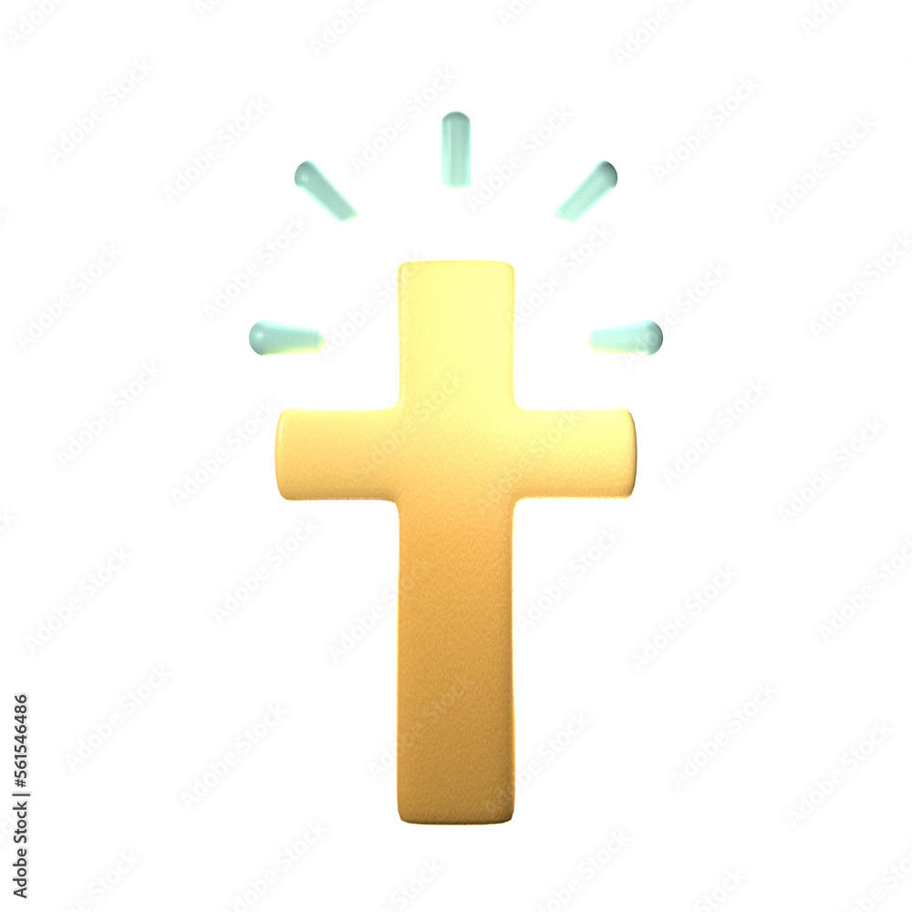 Obraz premium 3D Eater Egg Icon For Communication and Promotion High Quality