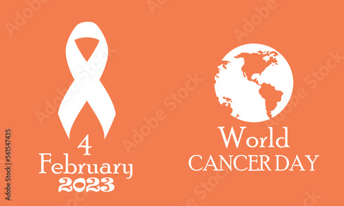 Wold cancer day 2023, cancer day, cancer day ribbon 