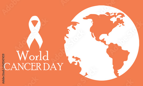 Breast cancer awareness month banner template 2023, wold cancer day , cancer day ribbon 