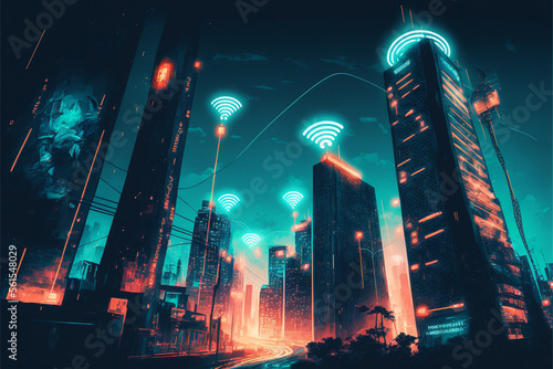 Murais de parede wireless communication networks play a crucial role in connecting various indust