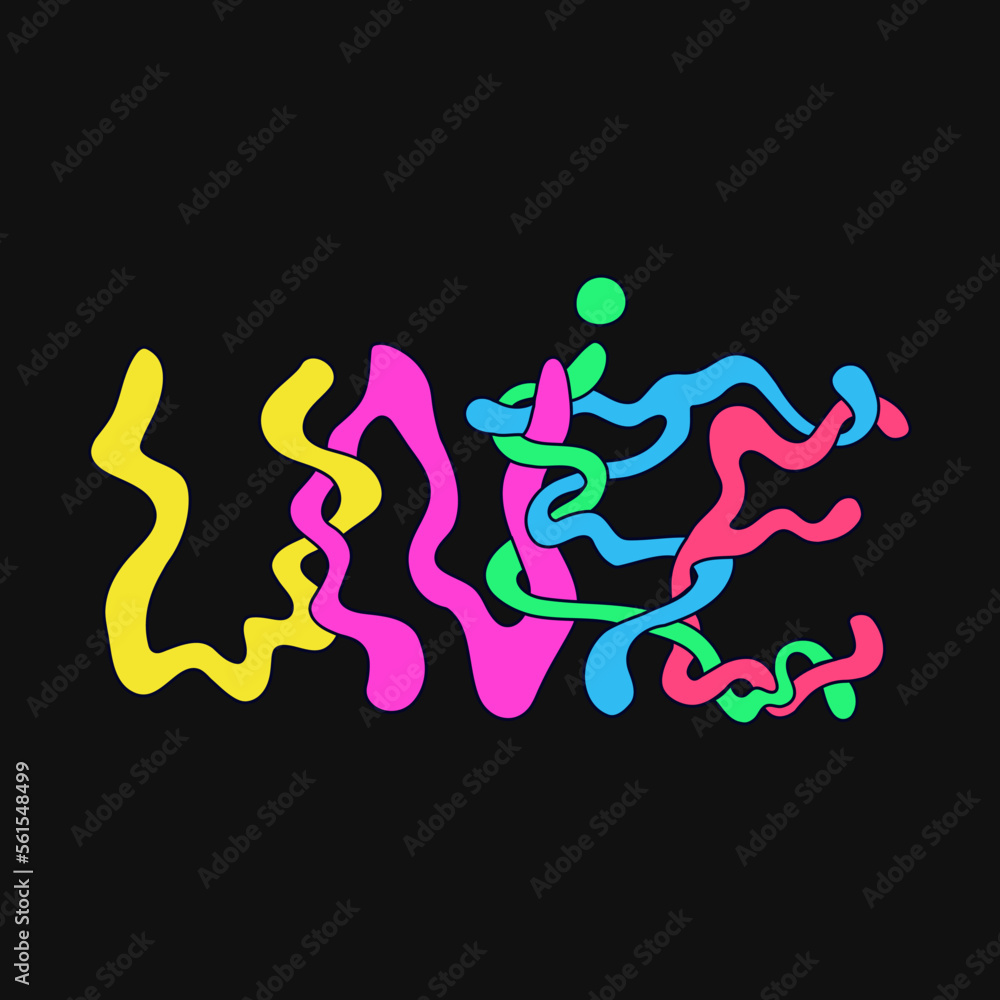 Unite word,trippy psychedelic style letters.Vector hand drawn doodle illustration.Funny cool trippy letters,unite, acid fashion,60s,70s style print for t-shirt,poster concept Unite word,trippy psychedelic style letters.Vector hand drawn doodle illustration.Funny cool trippy letters,unite, acid fashion,60s,70s style print for t-shirt,poster concept