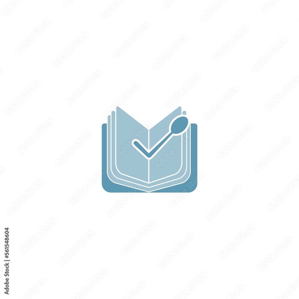 Cook book icon, Recipe book logo isolated on white background Cook book icon, Recipe book logo isolated on white background