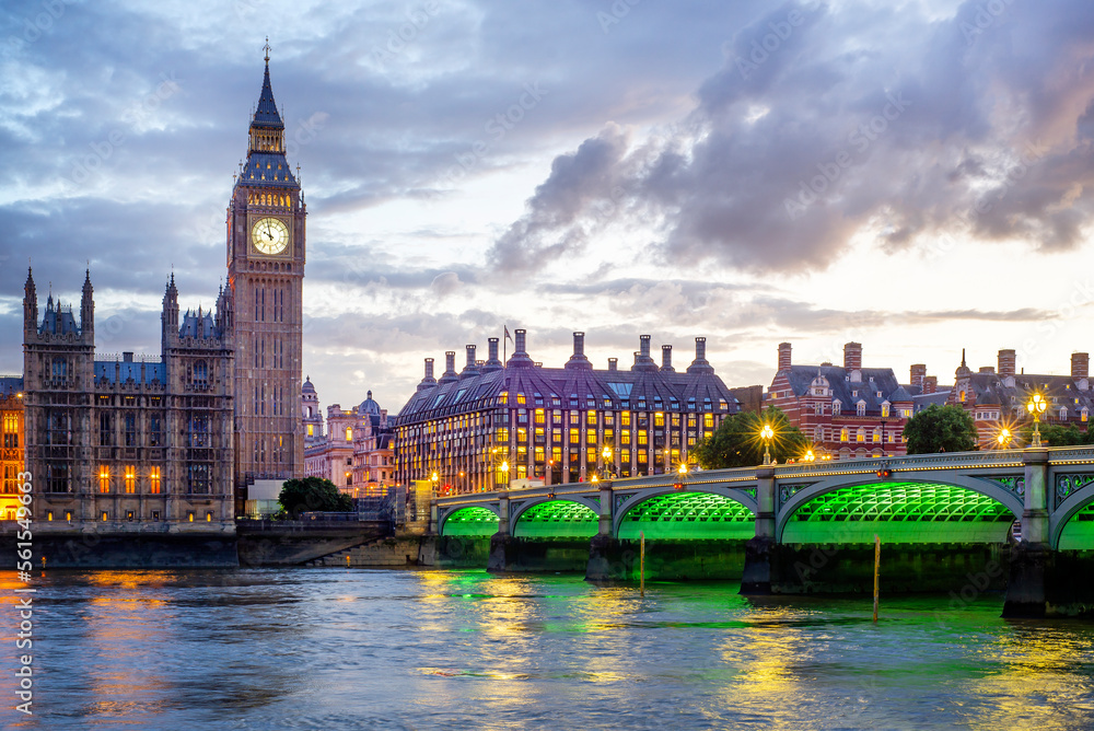 Big Ben (Queen Elizabeth's Tower) - London, UK. Big Ben (Queen Elizabeth's Tower) - London, UK.