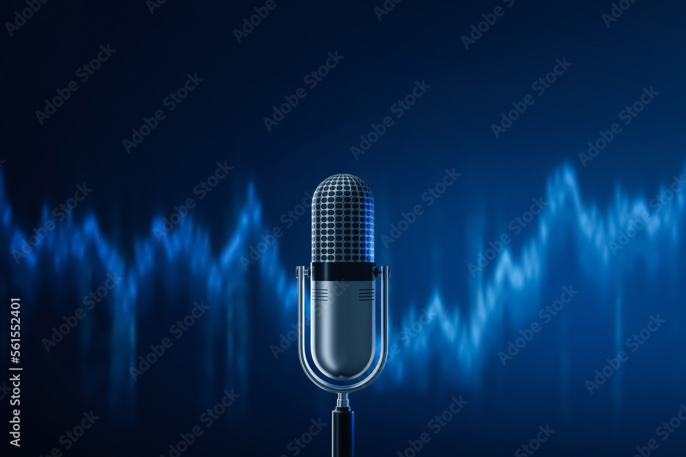radio microphone wallpaper