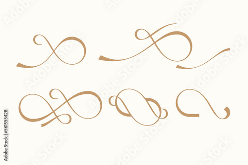 motifs straps ribbons supporting fonts or frames