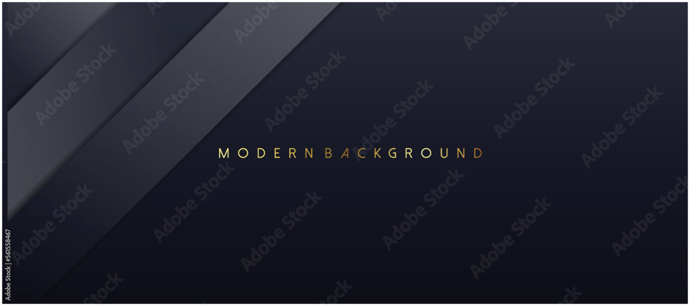 Abstract black tech fold shadow background