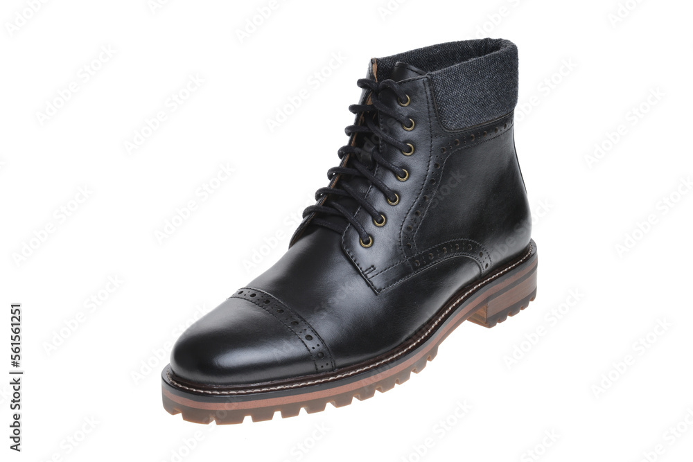 Stylish winter men`s shoes