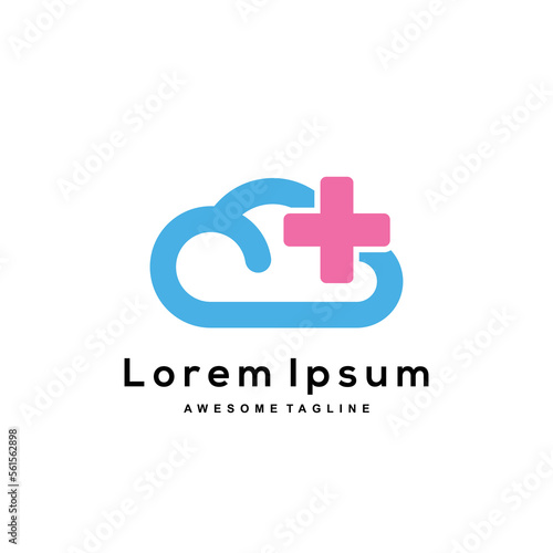 Cloud medical logo