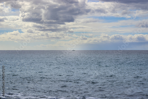 clouds over the sea