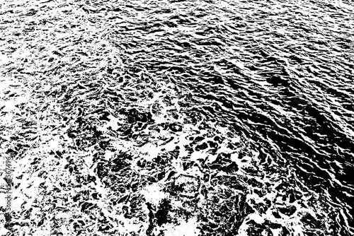 Bubble ripples of liquid shiny surface. Rippled reflect foamy abyss waters. Heavy sea splash depth for background. Stormy dense bumpy scary tide seaside. Deep wet blue vintage surf beach in sun day