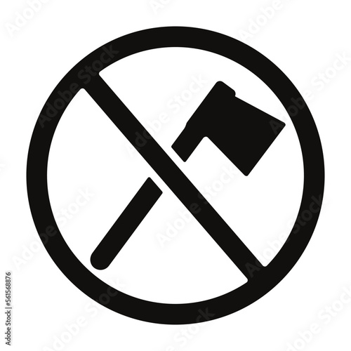 Axe restriction icon
