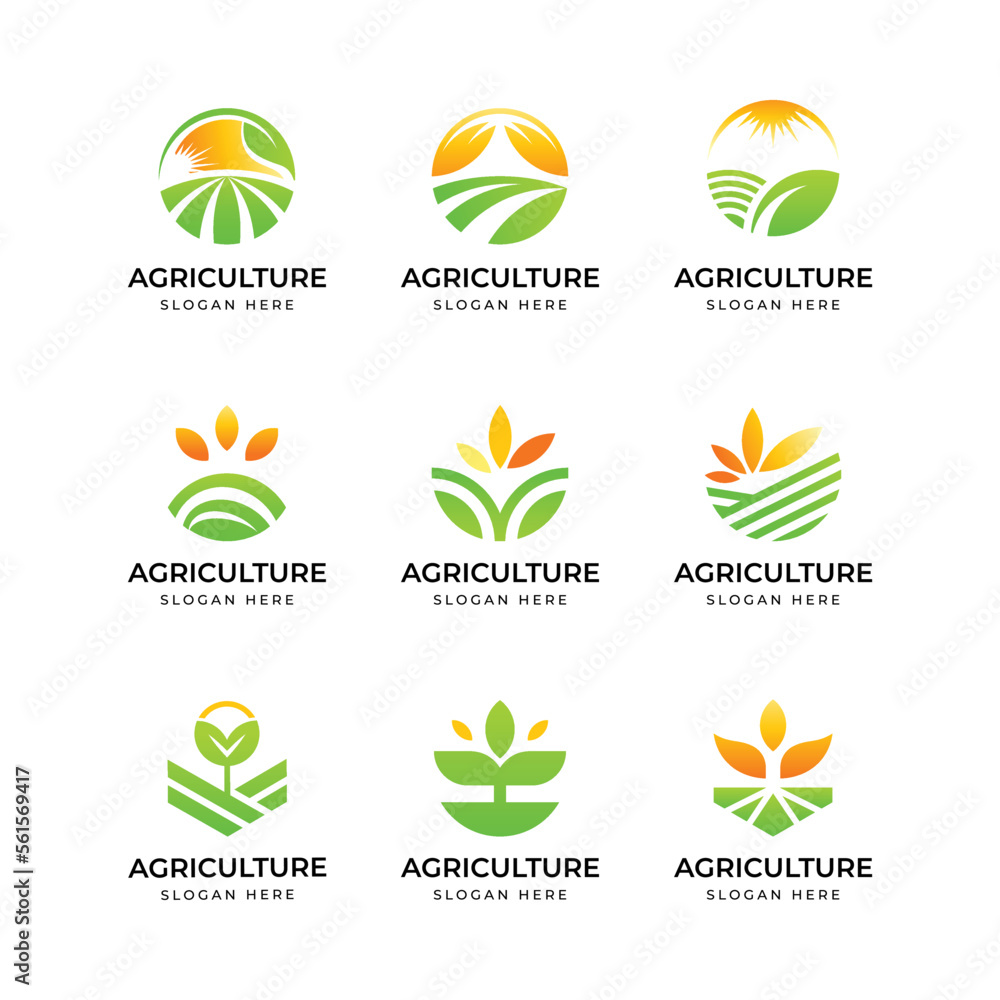 01. agriculture logo design vector 01. agriculture logo design vector